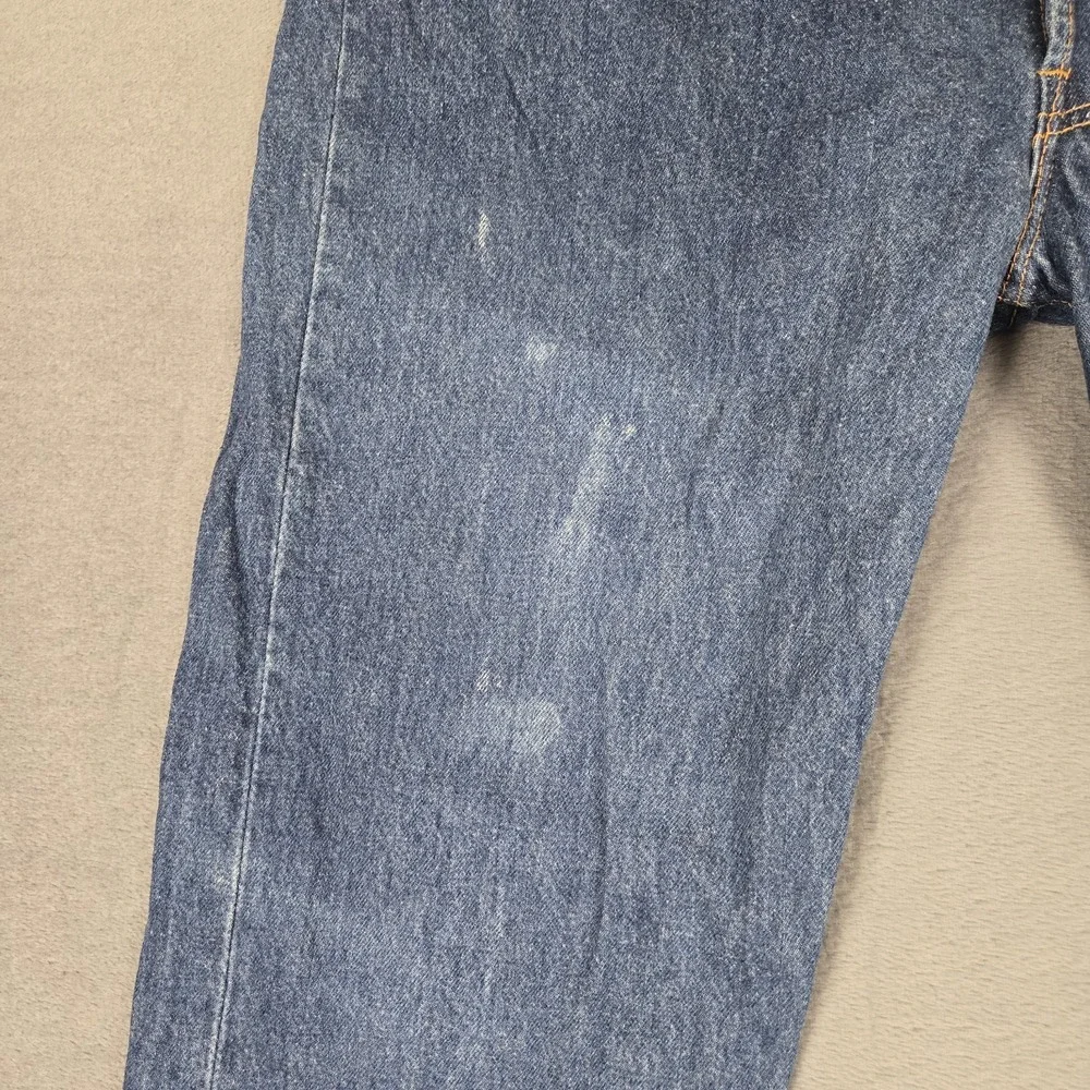 VTG Levis 501 Jeans Mens 38x30 Fits 36x30 Blue Straight Leg Button Fly Made USA